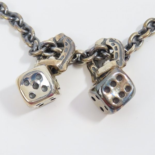 実際に弊社で買取させて頂いた（4）GANGSTERVILLE/ギャングスタービル × galcia/ガルシア DICE TOP/CHIAN SET/ダイス ネックレスの画像 1枚目