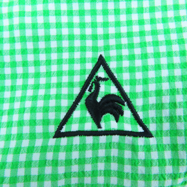 実際に弊社で買取させて頂いたle coq sportif/ルコックスポルティフ チェックポロシャツ/ハーフパンツ ゴルフウェア/2点セットの画像 3枚目