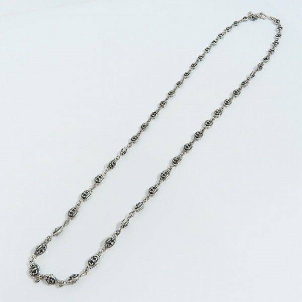 実際に弊社で買取させて頂いたJustin Davis/ジャスティンデイビス QE2 クラウン チェーンネックレス SNJ120 70cmの画像 4枚目