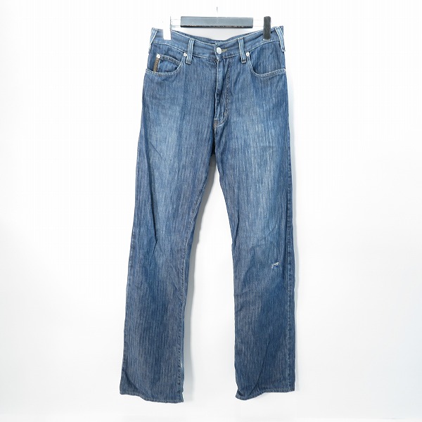 実際に弊社で買取させて頂いたARMANI JEANS/アルマーニジーンズ ストライプ柄デニムパンツ 30