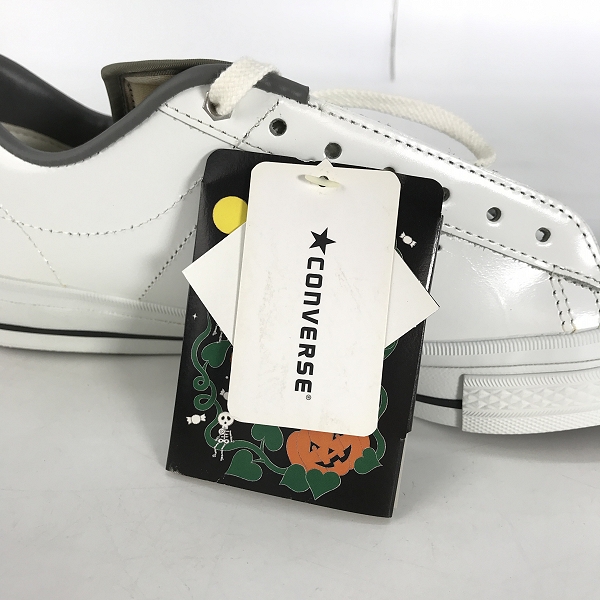 実際に弊社で買取させて頂いた【未使用】CONVERSE/コンバース ハロウィン限定モデル ONE STAR P&F OX/ワンスター レザースニーカー/9.5の画像 6枚目