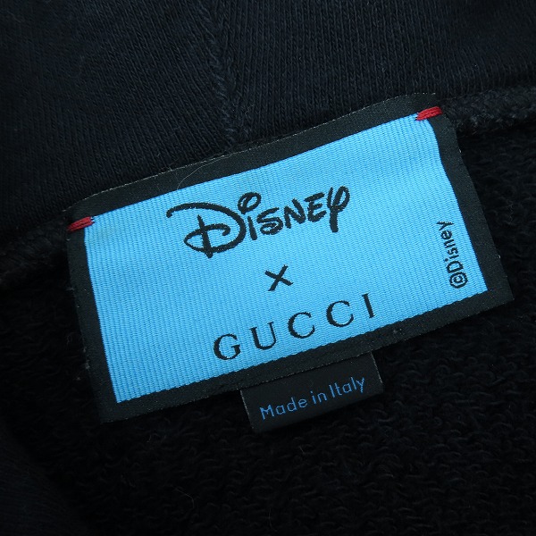 実際に弊社で買取させて頂いたGucci×Disney/グッチ×ディズニー ドナルドダック パーカー 615061 Sの画像 2枚目