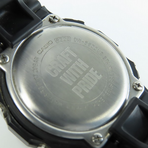 実際に弊社で買取させて頂いたG-SHOCK×NEIGHBORHOOD/Gショック×ネイバーフッド 腕時計 ブラック DW-5600VTの画像 3枚目