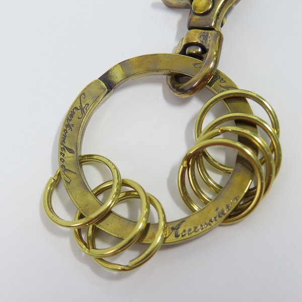 実際に弊社で買取させて頂いた（2）Gangsterville×galcia/ギャングスタービル×ガルシア キーホルダー DEVIL/デビル ブラス 真鍮 キーフック 15cmの画像 4枚目