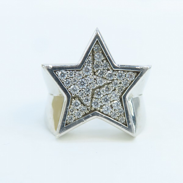 実際に弊社で買取させて頂いた【ギャラ付】Justin Davis/ジャスティンデイビス STAR CHILD/スターチャイルド リング シャイニー SRJ810/15号の画像 1枚目