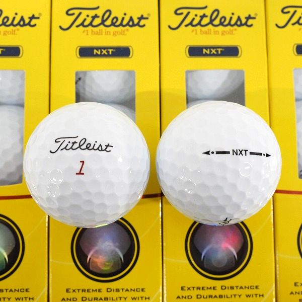 実際に弊社で買取させて頂いた【未使用】Titleist/タイトリスト NTX ゴルフボール ホワイト 計18個の画像 1枚目