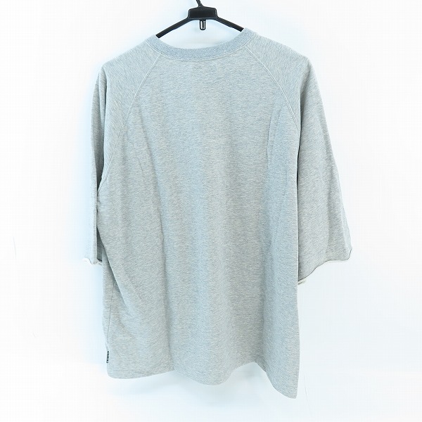 実際に弊社で買取させて頂いたBLUEBLUE/ブルーブルー スビンギザコットン BBエンブロイダリー カットオフ ライトスウェットシャツ グレー 1007749/2の画像 1枚目