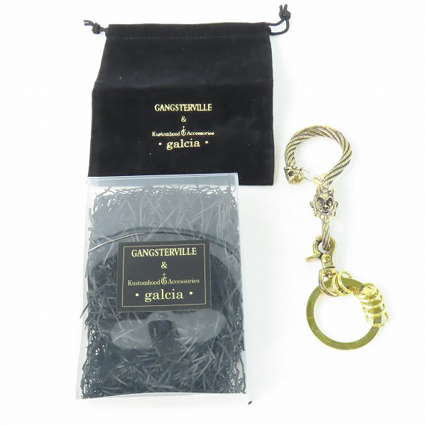 実際に弊社で買取させて頂いた(2)Gangsterville×galcia/ギャングスタービル×ガルシア キーホルダー DEVIL/デビル ブラス 真鍮 キーフック 15cmの画像 7枚目