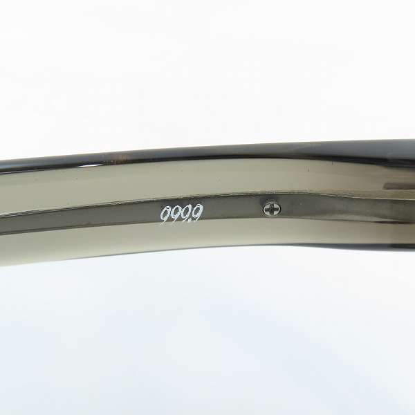 実際に弊社で買取させて頂いた999.9/フォーナインズ フルリム  レンズなし メガネフレーム AP-13の画像 6枚目