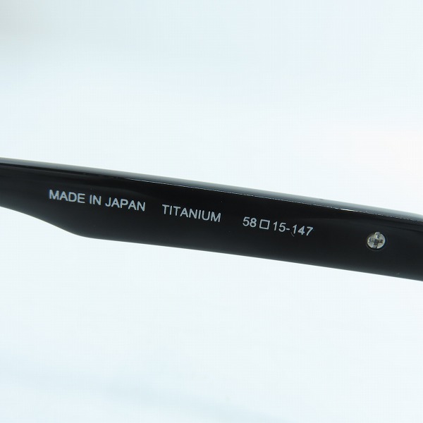 実際に弊社で買取させて頂いたSAMURAI SHO/サムライ翔 メガネフレーム/アイウェア SS-T122 #1の画像 6枚目