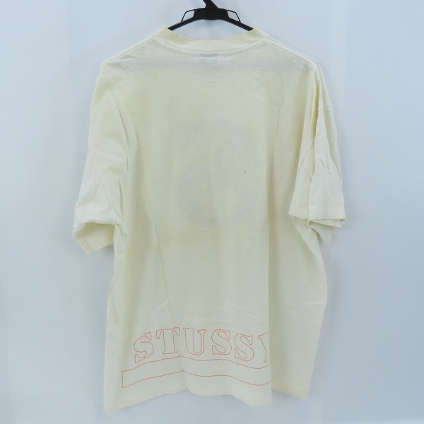 実際に弊社で買取させて頂いたSTUSSY/ステューシー 90s ヴィンテージ 紺タグ オールドステューシー 半袖シャツ XLの画像 1枚目