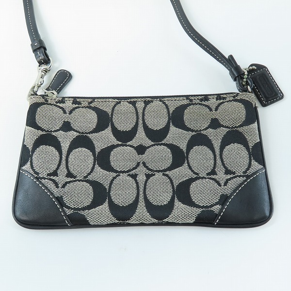 実際に弊社で買取させて頂いたcoach/コーチ シグネチャー柄 ミニショルダーポーチの画像 1枚目