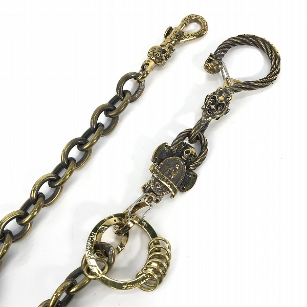実際に弊社で買取させて頂いたGANGSTERVILLE×Galcia/ギャングスタービル×ガルシア DEVIL/デビル ウォレットチェーン ブラス/真鍮