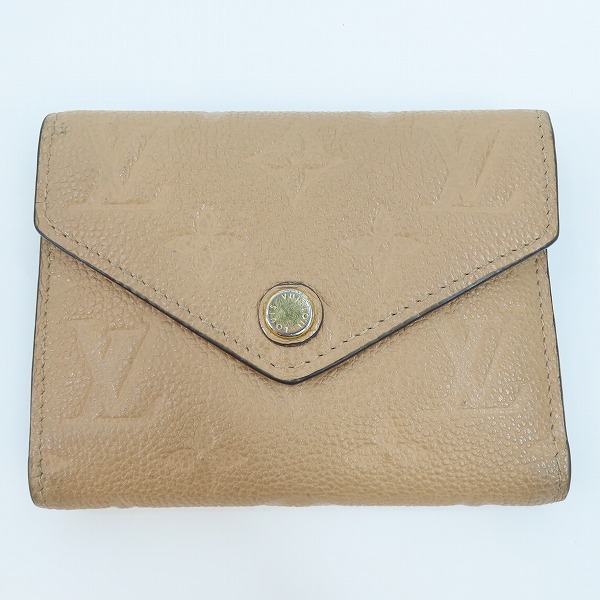 実際に弊社で買取させて頂いたLouis Vuitton/ルイヴィトン モノグラム アンプラント ポルトフォイユ ヴィクトリーヌ ヴィゾン 三つ折り財布 M63529