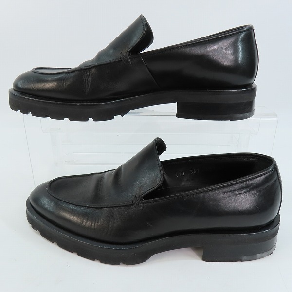 実際に弊社で買取させて頂いたGIORGIO ARMANI/ジョルジオアルマーニ レザー ローファー 39の画像 3枚目