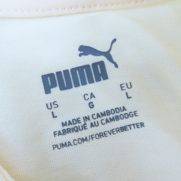 実際に弊社で買取させて頂いた【未使用】PUMA/プーマ ACミラン 21/22 CASUAL 半袖Tシャツ 764678-13/Lの画像 2枚目