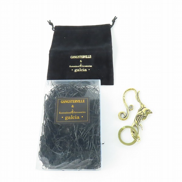 実際に弊社で買取させて頂いた(3)GANGSTERVILLE×Galcia/ギャングスタービル×ガルシア スワローキーホルダー ブラス/真鍮の画像 8枚目
