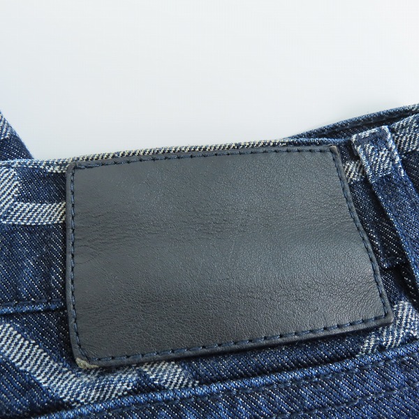 実際に弊社で買取させて頂いたLOUIS VUITTON/ルイ ヴィトン 20SS チェーン柄 デニムパンツ HID13WTXN/31の画像 2枚目