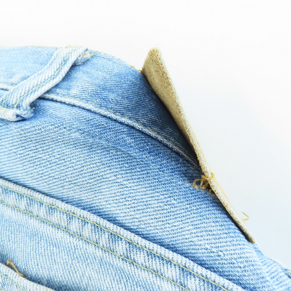 実際に弊社で買取させて頂いたLee/リー 70S ヴィンテージ  USA製 TALON42ジップ デニムパンツ 200-0041の画像 8枚目