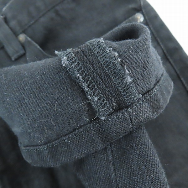 実際に弊社で買取させて頂いたLad Musician/ラッドミュージシャン ブラックデニム 2214-501/46の画像 8枚目