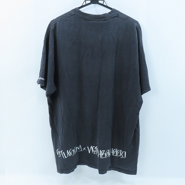 実際に弊社で買取させて頂いたSTUSSY×NEIGHBORHOOD/ステューシー×ネイバーフッド スカル プリント Tシャツ ブラック /XLの画像 1枚目