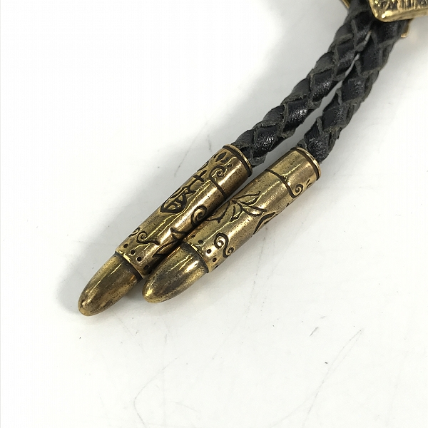 実際に弊社で買取させて頂いた(4)Gangsterville×galcia/ギャングスタービル×ガルシア TWO FACE/ダブルフェイス BOLO TIE/ボロタイ/ループタイ ブラス/真鍮の画像 5枚目