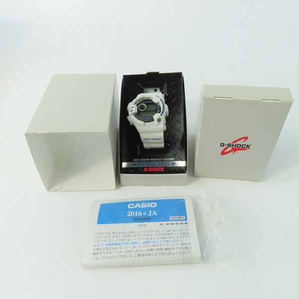 実際に弊社で買取させて頂いたG-SHOCK/G-ショック FROGMAN/フロッグマン Men in White Gray DW-9900LG-8JR【動作未確認】の画像 5枚目