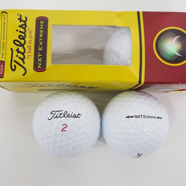 実際に弊社で買取させて頂いた【未使用/オウンネーム】Titleist/タイトリスト DT 2PIEC・NXT TOUR S・HVC SOFT DISTANCE 他 ゴルフボール 計2ダースの画像 6枚目