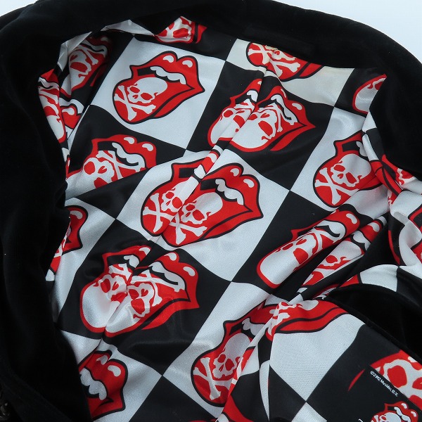 実際に弊社で買取させて頂いたmastermind JAPAN/マスターマインド × THEATER8/シアターエイト ×ローリングストーンズ ジャケット/8LR-JK03/Mの画像 6枚目