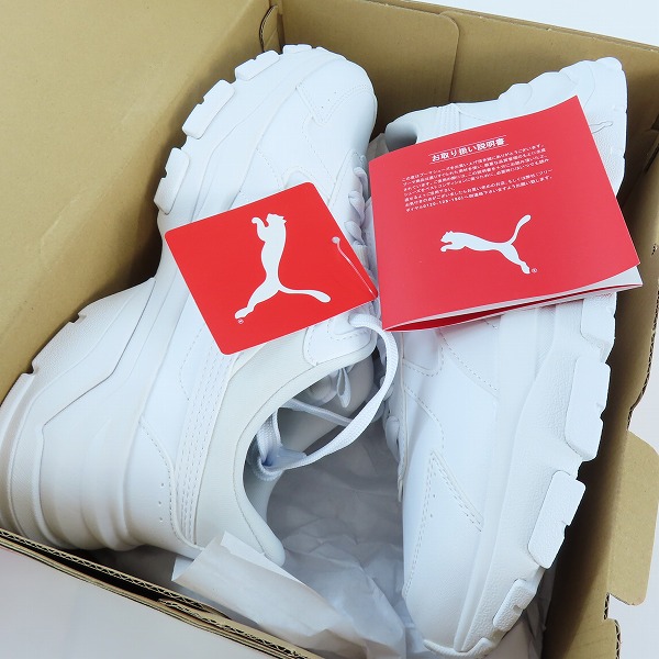 実際に弊社で買取させて頂いた【未使用】PUMA/プーマ CASSIA VIA PUMA/カシーア ヴィア プーマ スニーカー 398543-01 24の画像 6枚目