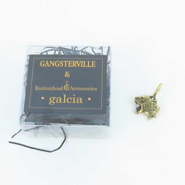 実際に弊社で買取させて頂いた(1)GANGSTERVILLE×Galcia/ギャングスタービル×ガルシア PANTHER ブラス/真鍮 ペンダントトップの画像 6枚目