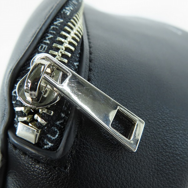 実際に弊社で買取させて頂いたNUMBER NINE/ナンバーナイン ブラック ウエストバッグ/ボディーバッグの画像 6枚目