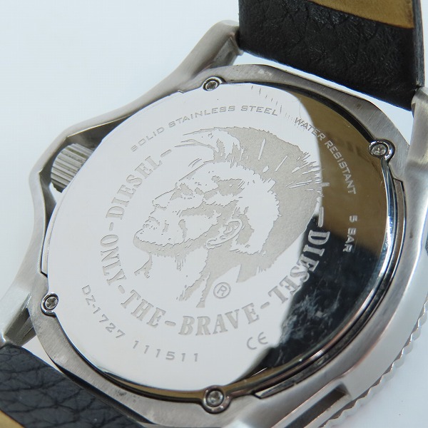 実際に弊社で買取させて頂いたDIESEL/ディーゼル ROLLCAGE/ロールケージ アナログ腕時計 DZ-1727の画像 3枚目