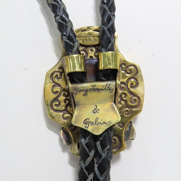 実際に弊社で買取させて頂いた(2)GANGSTERVILLE×Galcia/ギャングスタービル×ガルシア パンサー ボロタイ シルバー×真鍮の画像 2枚目