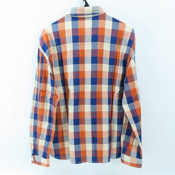 実際に弊社で買取させて頂いたTHE FLAT HEAD/フラットヘッド チェック柄 長袖シャツ L(40)の画像 1枚目