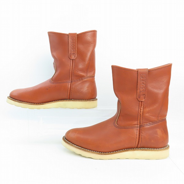 実際に弊社で買取させて頂いたRED WING/レッドウィング ペコス ブーツ/ワークブーツ 08866-1/9Eの画像 3枚目