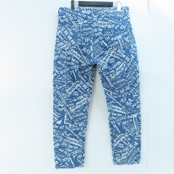 実際に弊社で買取させて頂いたHYSTERIC GLAMOUR/ヒステリックグラマー 総柄 デニムパンツ 0219AP15/32の画像 1枚目