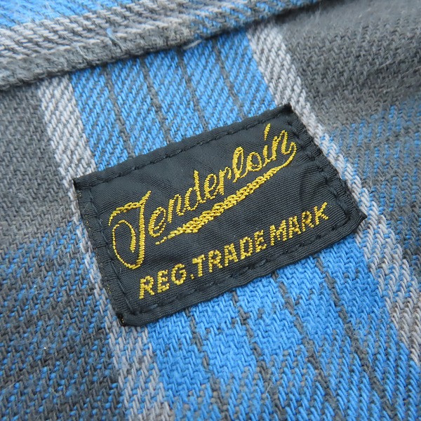 実際に弊社で買取させて頂いたTENDERLOIN/テンダーロイン チェック柄 長袖シャツ XLの画像 2枚目