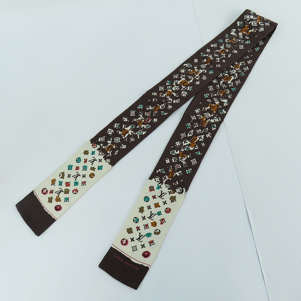 実際に弊社で買取させて頂いたLOUIS VUITTON/ルイヴィトン バンドーモノグラム スカーフ/ミッツァの画像 3枚目