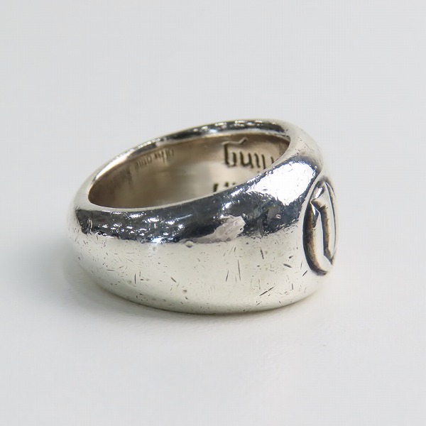 実際に弊社で買取させて頂いたCHROME HEARTS/クロムハーツ CHシールスタンプリング 16.5号の画像 3枚目