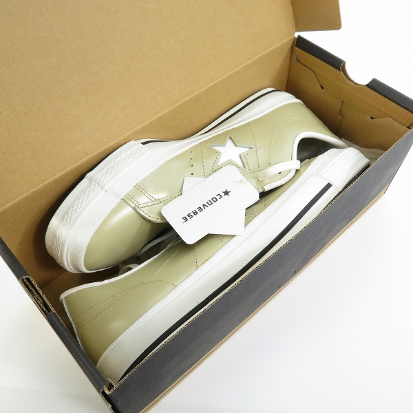 実際に弊社で買取させて頂いたCONVERSE/コンバース ONE STAR CELERITY OX ワンスター GLD/WHT/9の画像 8枚目