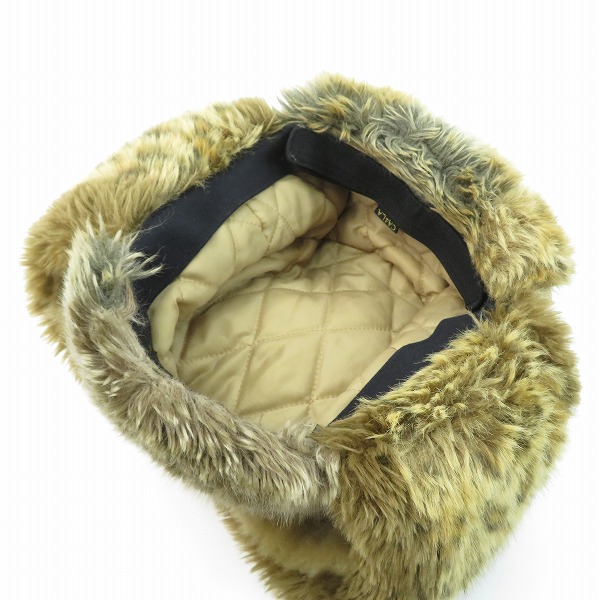 実際に弊社で買取させて頂いたCA4LA//カシラ フェイクファー FLIGHT CAP/フライト キャップの画像 4枚目