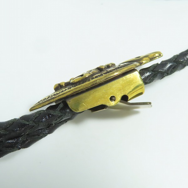 実際に弊社で買取させて頂いた(5)Gangsterville×galcia/ギャングスタービル×ガルシア TWO FACE/ダブルフェイス BOLO TIE/ボロタイ/ループタイ ブラス/真鍮の画像 3枚目