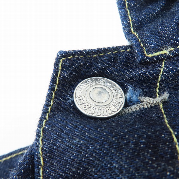 実際に弊社で買取させて頂いたLEVIS/リーバイス VINTAGE CLOTHING TYPE 2 JACKET デニムジャケット 1953 507XX/70507-0066/48の画像 8枚目