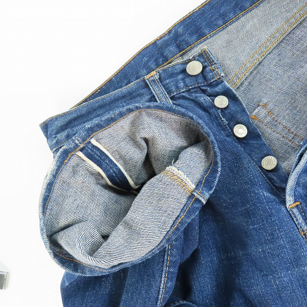 実際に弊社で買取させて頂いたLEVI'S/リーバイス ヴィンテージ 501 66前期 ボタン裏刻印6 スモールe ボタンフライ デニムパンツの画像 2枚目