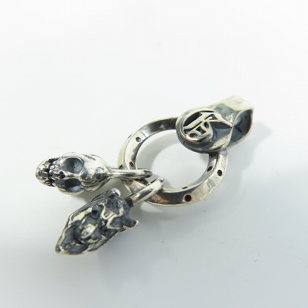 実際に弊社で買取させて頂いたGANGSTERVILLE x Galcia/ギャングスタービル × ガルシア スカルトップ ペンダント