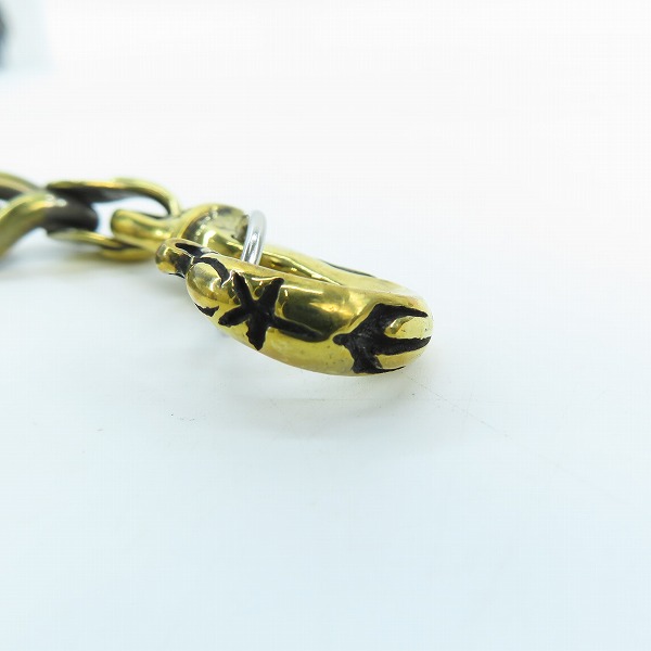 実際に弊社で買取させて頂いた(3)GANGSTERVILLE×Galcia/ギャングスタービル×ガルシア SWALLOW WALLET-CHAIN/スワロー ウォレットチェーン/真鍮/ブラスの画像 6枚目