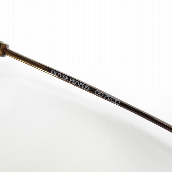 実際に弊社で買取させて頂いたOLIVER PEOPLES/オリバーピープルズ strummer-P ティアドロップサングラスの画像 3枚目