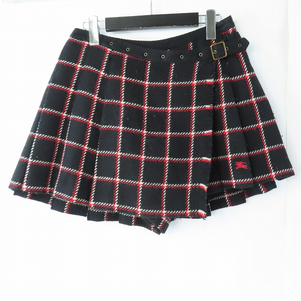 実際に弊社で買取させて頂いたBURBERRY/バーバリー BURBERRY BLUE LABEL/バーバリーブルーレーベル チェック柄 キュロット/38