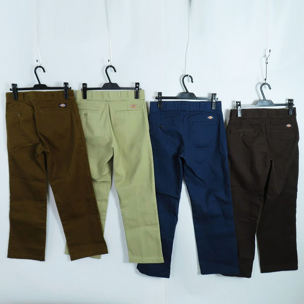 実際に弊社で買取させて頂いたDickies/ディッキーズ 874 Original Fit ワークパンツ/ブラウン/ベージュ/ネイビー 4点セットの画像 1枚目